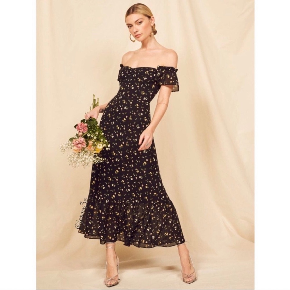 Reformation Valencia Butterfly Dress